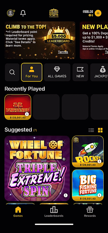 A visual walkthrough of how to close your Golden Nugget Online Gaming account via the app